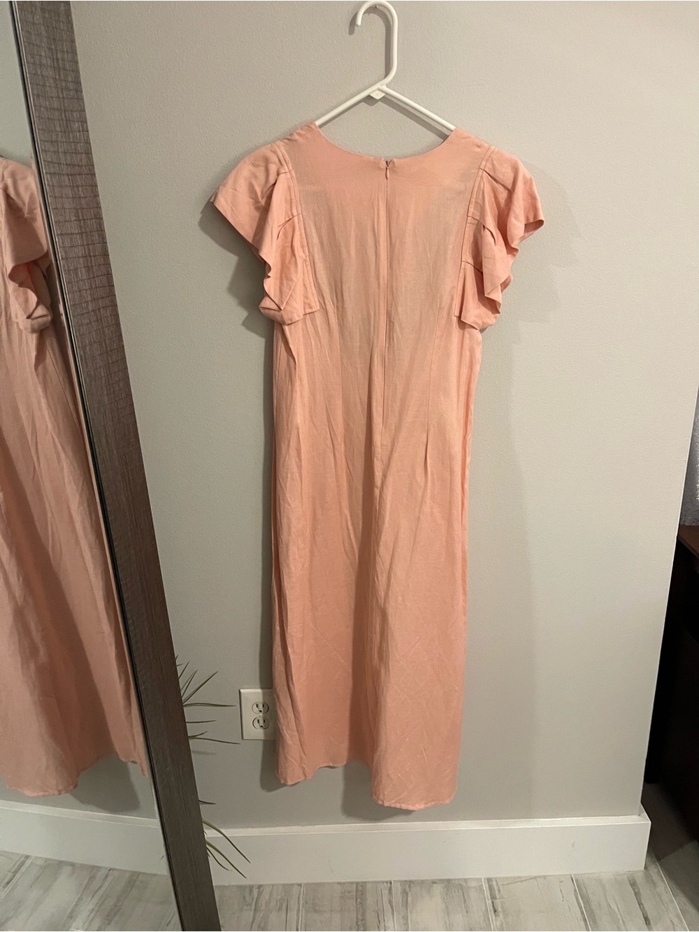 Tucknuck Pomander Place Pink Embroidered Linen Dress Size Small - Picture 5 of 14